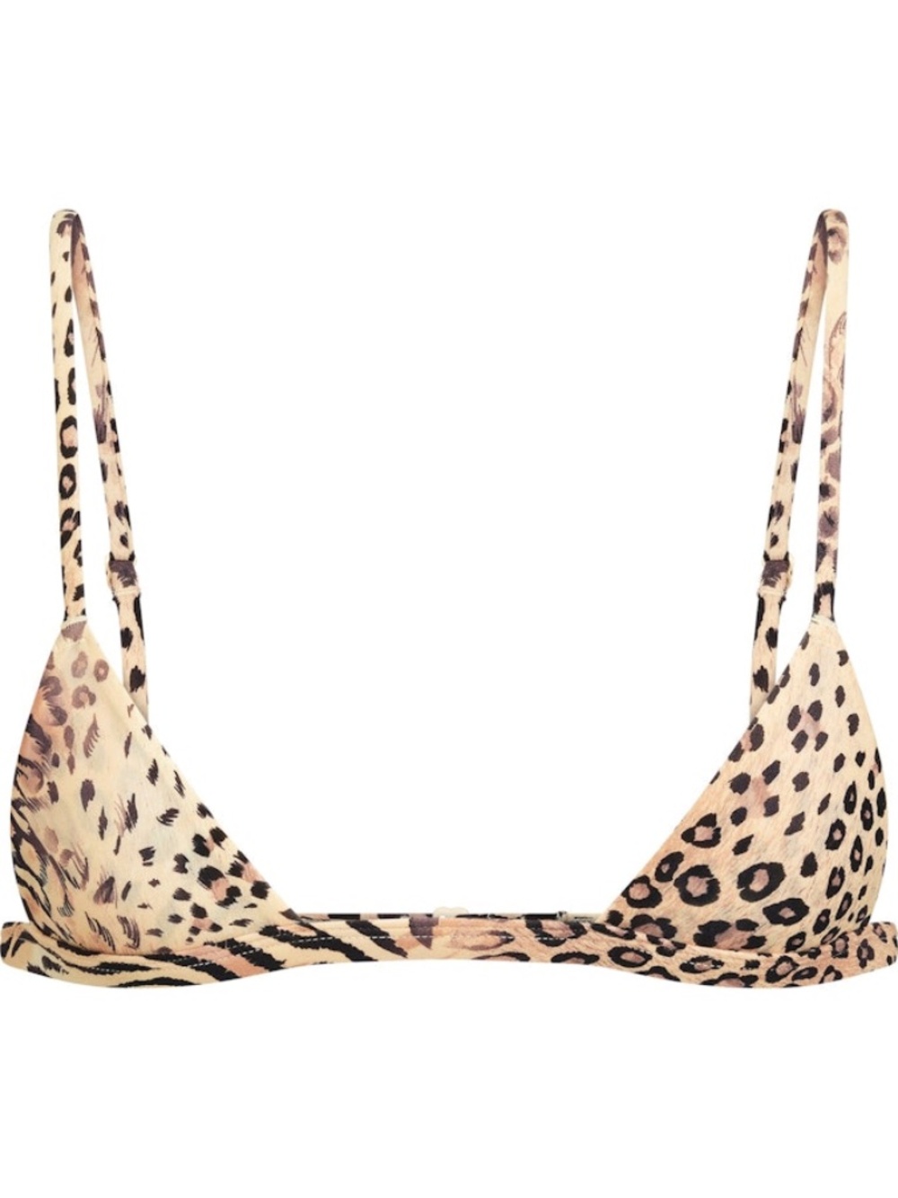 Skims Sand Multi Animal FITS EVERYBODY Micro Bralette Size medium